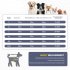 Dog Winter Warm Coat With Zipper Windproof Waterproof Warm Cold Resistant Dog Snow Jacket Vest For Small Medium Large Dogs Royal blue L