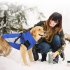 Dog Winter Warm Coat With Zipper Windproof Waterproof Warm Cold Resistant Dog Snow Jacket Vest For Small Medium Large Dogs Royal blue L