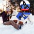 Dog Winter Warm Coat With Zipper Windproof Waterproof Warm Cold Resistant Dog Snow Jacket Vest For Small Medium Large Dogs Royal blue L