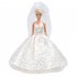 Doll Dress Luxury Wedding Dress   Suit  Shoes Doll Accessories Long tail skirt   Ken dress