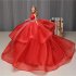 Doll Furnishing Articles doll with Elegant Strapless Princess Dress Wedding Doll Toy
