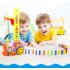 Domino Train Domino Blocks Set Building Stacking Toy Blocks Domino Set for 3 7 Year Old Boys Girls Kids Gifts as shown