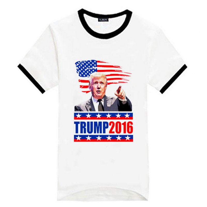 Donald Trump for President 2016 T-Shirt Republican Campaign Shirt Men's White S
