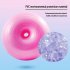 Donut Exercise Ball Workout Core Training Ball Swiss Stability Ball For Yoga Pilates Balance Training In Gym Office Classroom 50cm Pink with pump