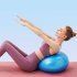 Donut Exercise Ball Workout Core Training Ball Swiss Stability Ball For Yoga Pilates Balance Training In Gym Office Classroom 50cm Pink with pump