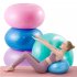 Donut Exercise Ball Workout Core Training Ball Swiss Stability Ball For Yoga Pilates Balance Training In Gym Office Classroom 50cm Blue with pump