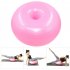 Donut Yaga Ball Donut Exercise Workout Core Training Stability Ball for Yoga Pilates Balance Training silver gray