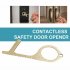 Door Opener Antibacterial Anti contact Protection Isolation Key Safety Door Opener Classic gear ancient gold