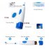 Double Brush Head Electric Toothbrush Rotating Waterproof Soft Brush Large Size Powerful Cleaning Lazy Automatic Orange 20   4cm