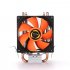 Double CPU Cooler Fan Double Copper Tube Strong Geat Dissipation Multiplatform Computer Host Radiator black