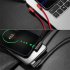 Double Elbow 90 Degree Micro Usb Type c Data Cable Fast Charging Cable For Laptop Phone Charger Line Red type C interface 1 meter