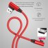 Double Elbow 90 Degree Micro Usb Type c Data Cable Fast Charging Cable For Laptop Phone Charger Line Red type C interface 1 meter