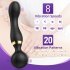 Double Ended Vibrating Wand Silicone Massager G Spot Vibrator 8 Unique Vibrating Functions Dildo Adult Sexy Product Type B   purple