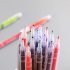 Double Head Marker Pen Multi Color Watercolor Water Based Hand Account Painting Pen Stationery Office Stationery J07 orange 15cm
