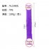 Double Head Tpe Color Crystal Simulation Penis Gay Female Masturbation Device Massage Device Black 31 5cm Double Head Medium M
