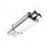 Double Inlet Outlet Exhaust Tips Muffler  Stainless Steel Straight Through Performance Muffler  Flat Drum Exhaust Tip Exhaust Pipe  Auto Exterior Accessories XH