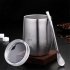 Double Layer Anti scalding Water  Cup 304 Stainless Steel Coffee Cup Household Tableware As shown