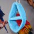 Double Layer Plush Nest Parrot Bird Hammock with Hanging Hook for Pet blue 18 12 26