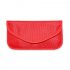 Double Layer Signal Blocker Bag Anti radiation Anti tracking Gps Phone Shielding Pouch Wallet Id Card Holder pink