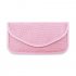 Double Layer Signal Blocker Bag Anti radiation Anti tracking Gps Phone Shielding Pouch Wallet Id Card Holder pink