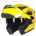 Double Lens Motorcycle Helmet Washable Liner Aerodynamic Design Helmet White L