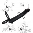 Double Penetration <span style='color:#F7840C'>Vibrator</span> Sex Toys Strapon Dildo <span style='color:#F7840C'>Vibrator</span> Strap on Analplug for Man Adult Sex Toys for Beginner