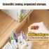 Double Rotating Desk Organizer With 3 Drawer  2 Rotating Pen Holders  1 Top Storage Box  Large Capacity Pencil Holder Cosmetic Display Case  For Home  School ye
