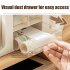 Double Rotating Desk Organizer With 3 Drawer  2 Rotating Pen Holders  1 Top Storage Box  Large Capacity Pencil Holder Cosmetic Display Case  For Home  School bl