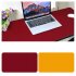Double Sided Desk Mousepad Extended Waterproof Microfiber Gaming Keyboard Mouse Pad for Office Home School Sapphire   yellow Size  60x30