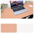 Double Sided Desk Mousepad Extended Waterproof Microfiber Gaming Keyboard Mouse Pad for Office Home School Brown   light gray Size  60x30
