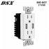 Double USB High Speed Safety Charger Duplex Receptacle Tamper Resistant Wall Socket Plate