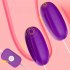 Double Vibrator G Spot Vibrator USB Charging Clitoral Massager Nipple Vibrator Pleasure Stimulator Sex Toy For Adult Couples Women Purple
