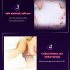 Double Vibrator G Spot Vibrator USB Charging Clitoral Massager Nipple Vibrator Pleasure Stimulator Sex Toy For Adult Couples Women Purple