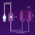 Double Vibrator G Spot Vibrator USB Charging Clitoral Massager Nipple Vibrator Pleasure Stimulator Sex Toy For Adult Couples Women Purple