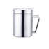 Double Wall 304 Stainless Steel Coffee Mug With Lid Portable Cup Travel Tumbler Office Water Mugs Large dark green gold