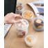 Double layer Sealed Storage Bottle Portable Transparent Fresh keeping Moisture proof Nut Food Container Jar 310   760ml