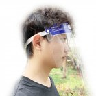 Double-sided Anti-fogging Anti-droplet PET Head Wearing Transparent Protective Mask Transparent