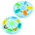 Double sided  Rotating  Magic  Bean  Ball  Plate  Toys Rotating Stress Reliever Puzzle Educational Toy Round shape