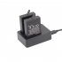 Double slot Battery Charger for GoPro fusion Sport DV Camera with USB Cable