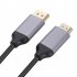 Dp to Hdmi Converter Cable Hd 4k 60hz Displayport to Hdmi Cable for PC TV Laptop Monitor Grey