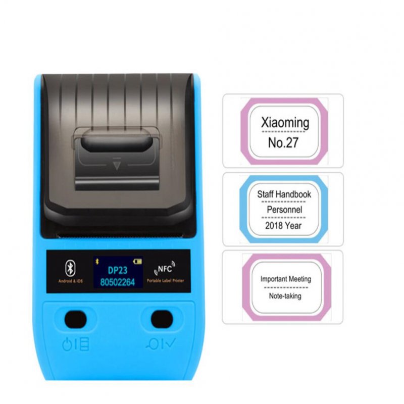 Dp23 Label  Printer Handheld Thermal Bluetooth Portable Household Coding Machine 50mm