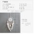 Dream Catcher Simple Wall Hanging Pendant Craft for Home Room Decoration white