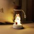 Drift Bottle Night Light Usb Rechargeable Pat Induction 3 level Brightness Cute Rabbit Lamb for Kids Gifts yellow light