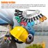 Drill Bit Holder 1 4 Inch Hex Shank Keychain Extension Bar For Most Electric Hand held Screwdrivers Drill Bits  12 Pieces  12pcs
