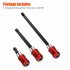 Drill Screw Adapter  3Pcs 1 4 Inch Hex Magnetic Screwdriver Holder With 3 Different Sizes Extension Bracket  Universal 1 4  Inchquick Change Hexagonal Handle 60