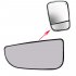 Drive Side Tow Mirror Spotter Lower Glass For Dodge Ram OE  68067730AA CH1325125 White Front left