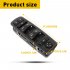 Driver Side Power Window Switch Replacement SM1871 DWS1834 68110872AA 68298872AA Automobile Window Regulator Control Switch Button Accessories black