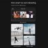 Drone HD Dual Camera H9 Brushless 360 Degree Obstacle Avoidance Wifi Foldable Quadcopter RC Drone Blue 4k 2 Batteries