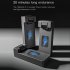 Drone HD Dual Camera H9 Brushless 360 Degree Obstacle Avoidance Wifi Foldable Quadcopter RC Drone Black 4k 3 Batteries