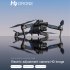 Drone HD Dual Camera H9 Brushless 360 Degree Obstacle Avoidance Wifi Foldable Quadcopter RC Drone Black 4k 3 Batteries